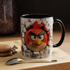 Angry Bird "Break Through" Accent Coffee Mug (11/15oz)
