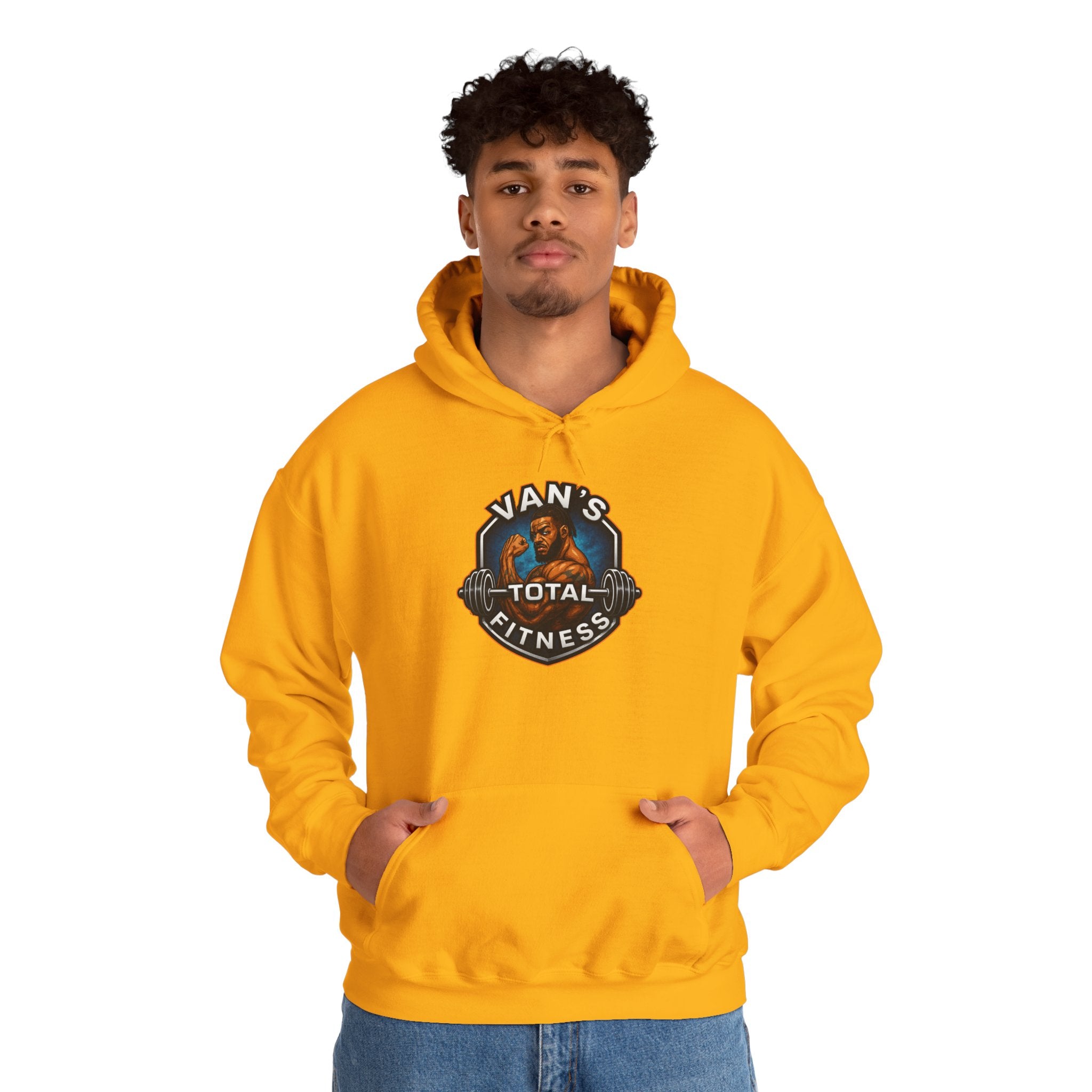 Van's Total Fitness Hoodie — Gym Logo Pullover for Trainers & Athletes
