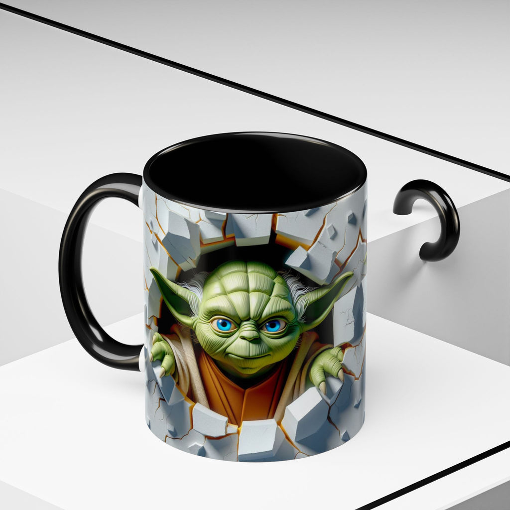 Yoda Break Through Accent Coffee Mug (11/15oz)