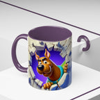 Scooby-Doo "Breaking Through" Accent Coffee Mug (11/15 oz)