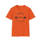 "Van's Total Fitness" Barbell Gym T-shirt