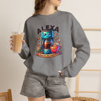 Alexa Coffee Robot Sweatshirt — 'Alexa Brew Me Coffee' Cozy Crewneck