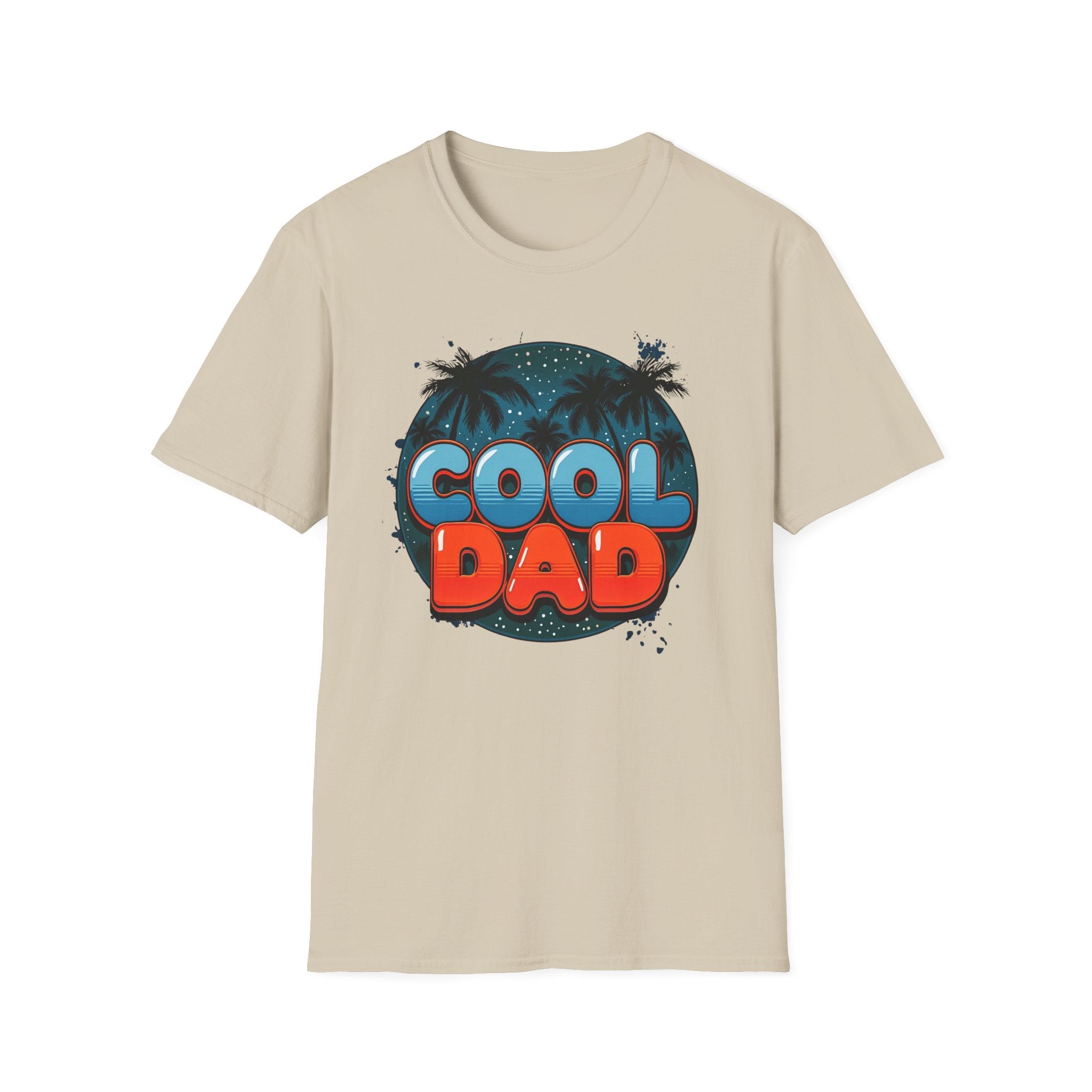 Cool Dad Graphic T-Shirt — Vintage Tropical Palm Beach Father’s Day Tee