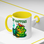 Sip Happens Coffee Mug — Funny Frog Coffee Cup (11/15oz)