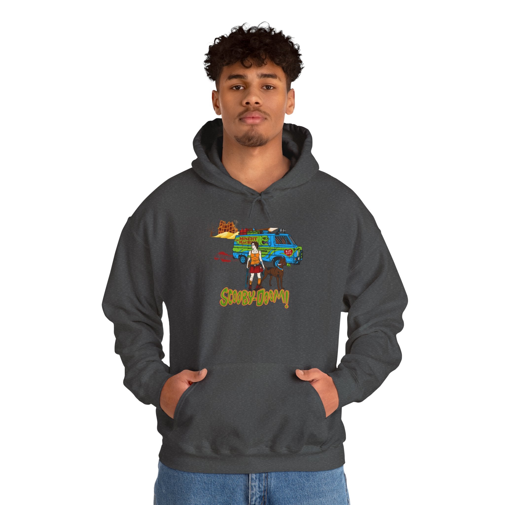 Scooby-Doom Hoodie — Retro Mystery Machine Graphic Hoodie