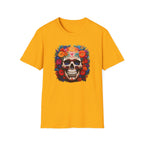 Day of the Dead Skull T-Shirt — Floral Sugar Skull Graphic Tee