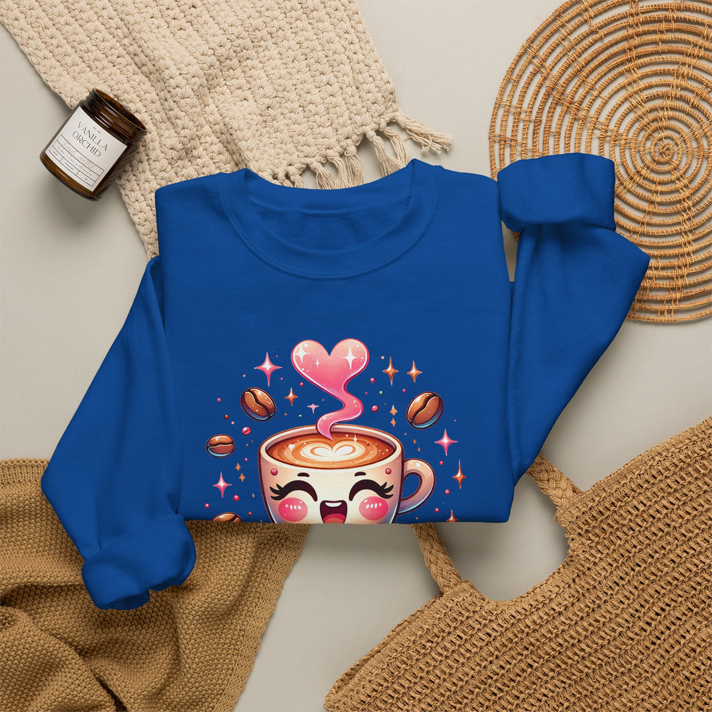Espresso Yourself Cute Coffee Crewneck Sweatshirt