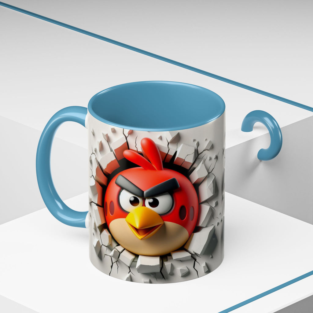 Angry Bird "Break Through" Accent Coffee Mug (11/15oz)