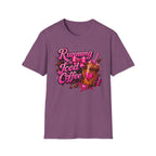 Running on Iced Coffee T-Shirt — Cute Pink Coffee Graphic Tee