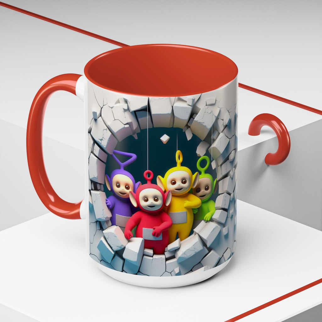 Teletubbies Tunnel Coffee Mug — Cute Retro Kids TV Character Design (11/15oz)