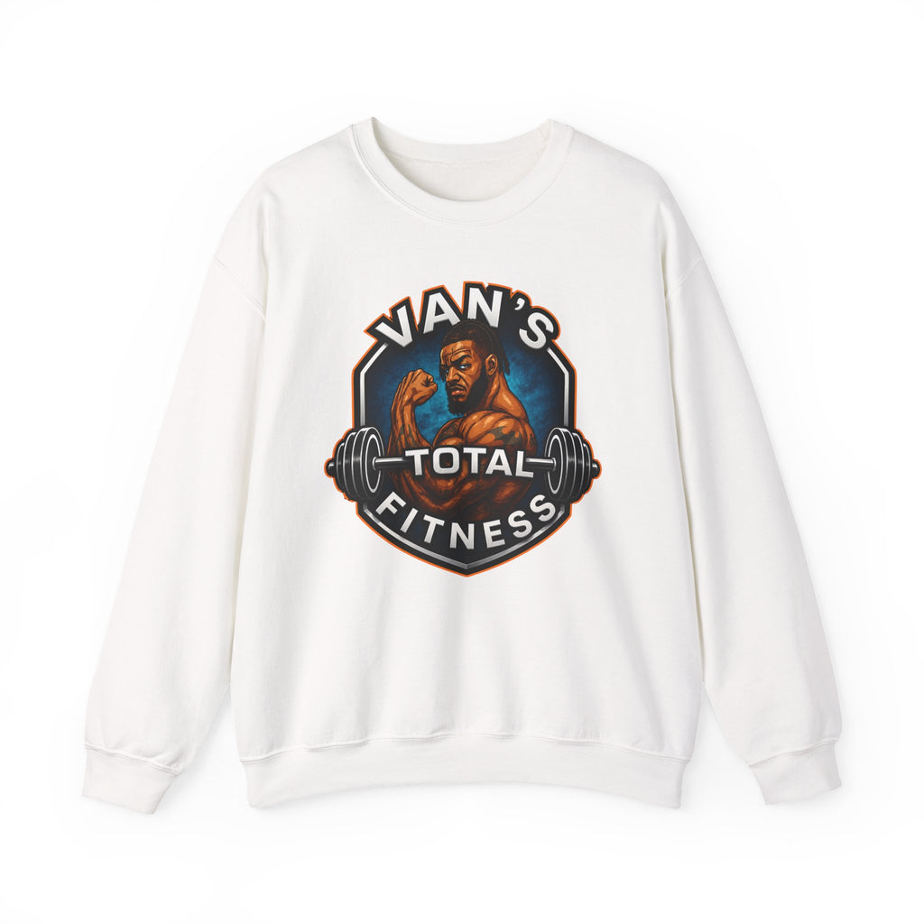 Van's Total Fitness Crewneck Sweatshirt — Gym Logo Pullover for Van's Total Fitness Fans