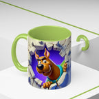 Scooby-Doo "Breaking Through" Accent Coffee Mug (11/15 oz)