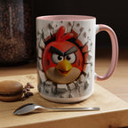 Angry Bird "Break Through" Accent Coffee Mug (11/15oz)