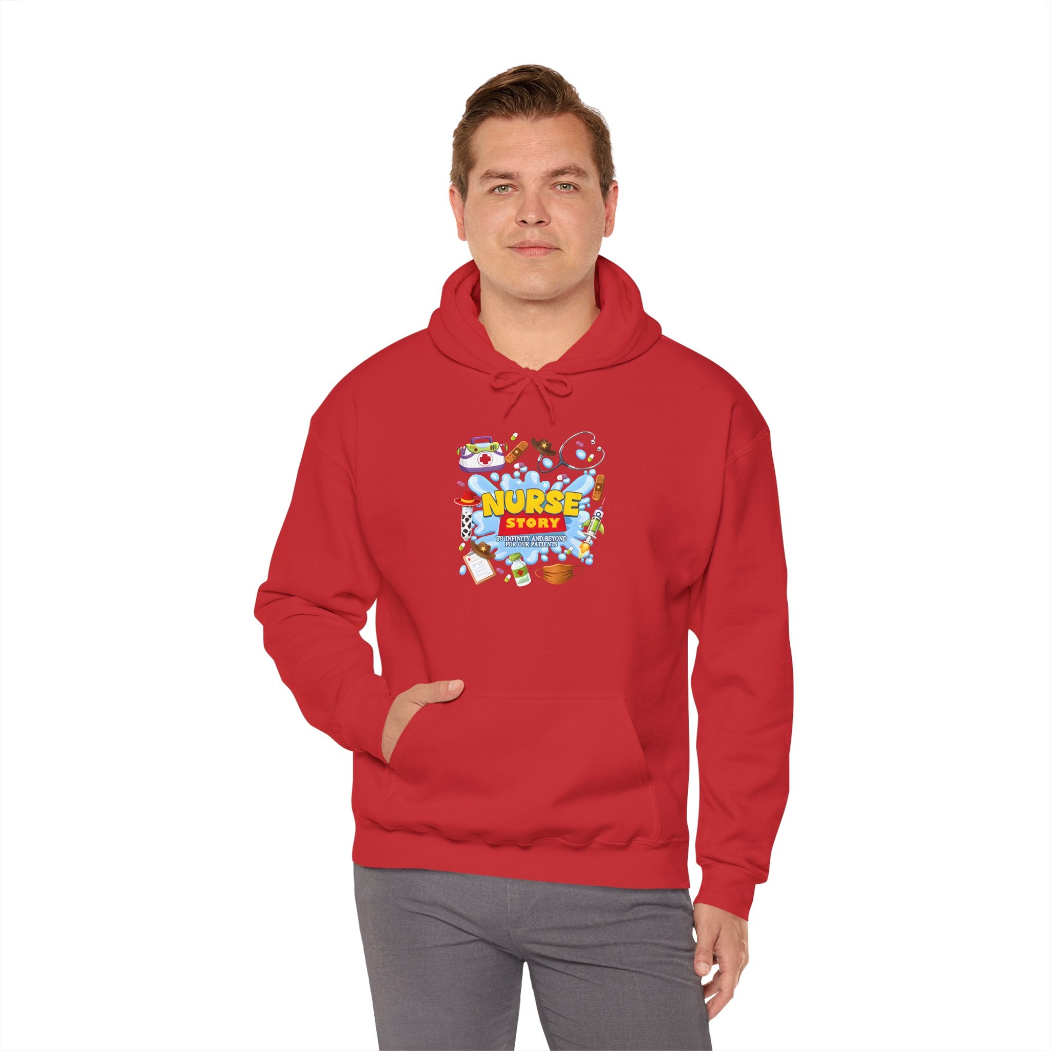 Nurse Story Hoodie – Cute 'Nurse Story' Medical Team Pullover