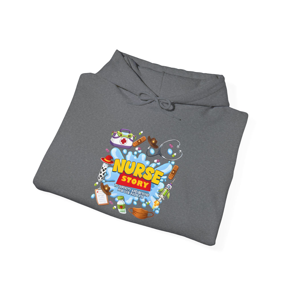 Nurse Story Hoodie – Cute 'Nurse Story' Medical Team Pullover