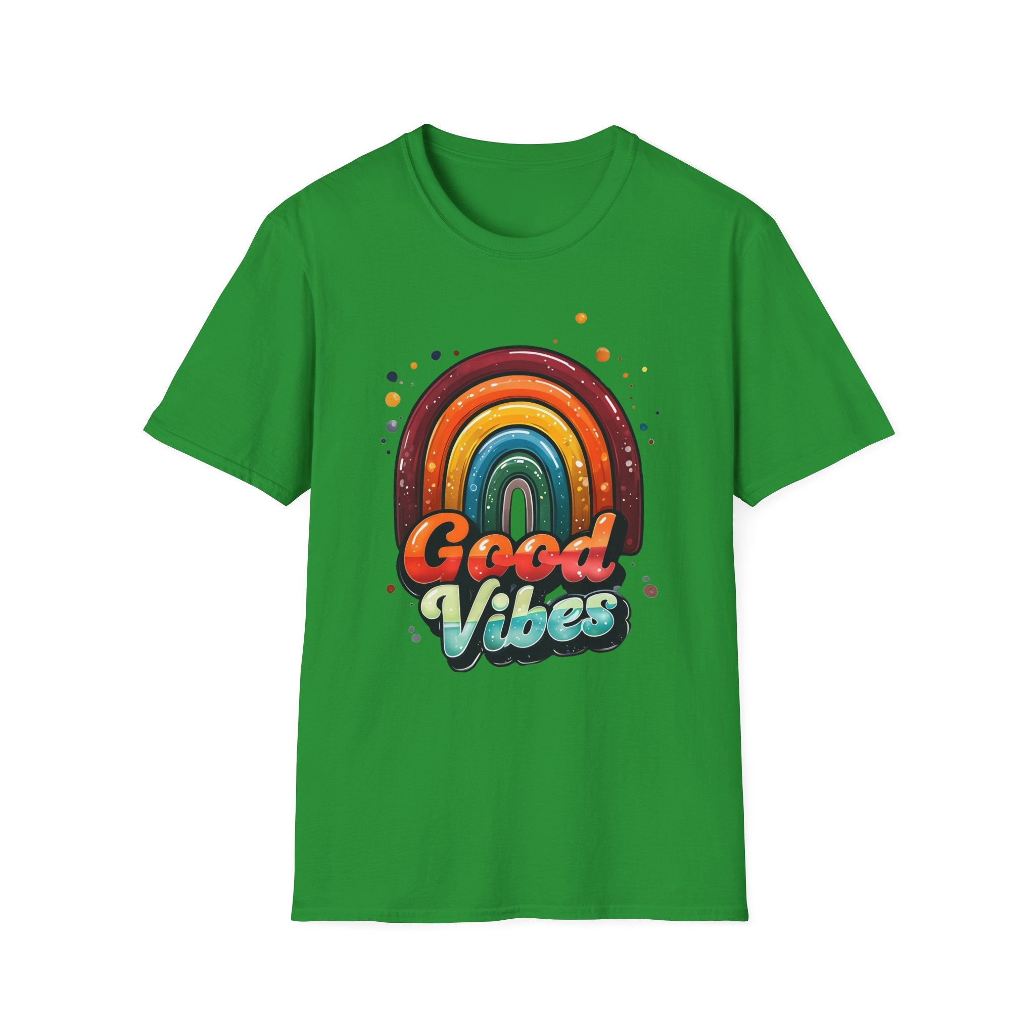Good Vibes Retro Rainbow T-Shirt