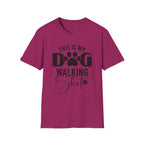 Dog Walking T-Shirt — "This Is My Dog Walking Shirt" Pet Lover Tee