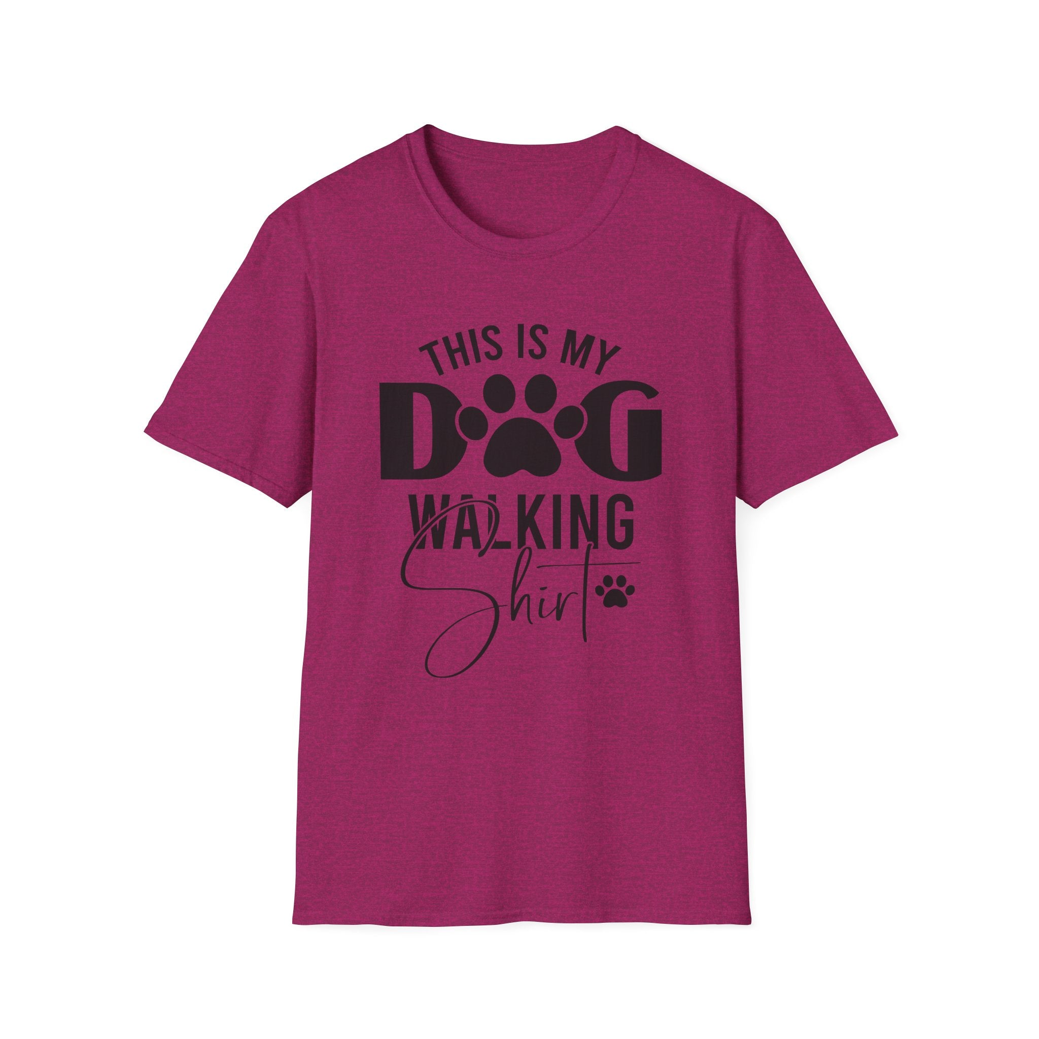 Dog Walking T-Shirt — "This Is My Dog Walking Shirt" Pet Lover Tee