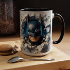 Batman "Break Through" Accent Mug — Superhero Coffee Cup (11/15oz)