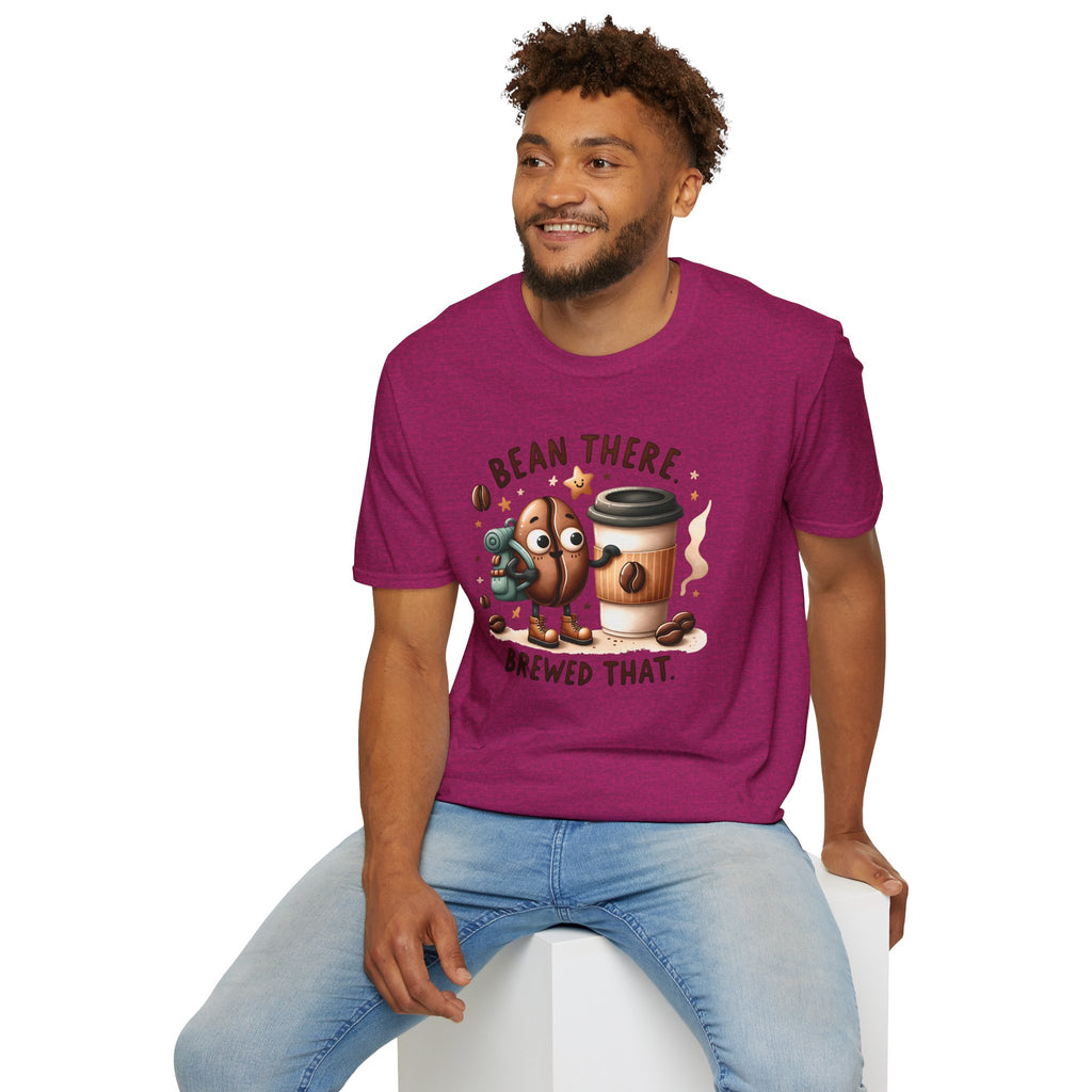 Bean There Brewed That T-Shirt — Cute Coffee Bean Pun Tee