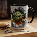 Yoda Break Through Accent Coffee Mug (11/15oz)