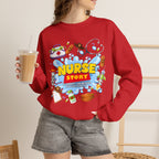Nurse Story Sweatshirt — Cute Medical Cartoon Crewneck for Nurses