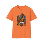 Van's Total Fitness T-Shirt | Muscular Bodybuilder Logo Tee