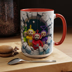 Teletubbies Tunnel Coffee Mug — Cute Retro Kids TV Character Design (11/15oz)