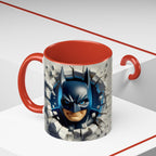 Batman "Break Through" Accent Mug — Superhero Coffee Cup (11/15oz)