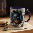 Batman "Break Through" Accent Mug — Superhero Coffee Cup (11/15oz)