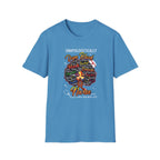 "Unapologetically Dope" Inspirational African American Nurse Tee — Black Afro Nurse T-Shirt