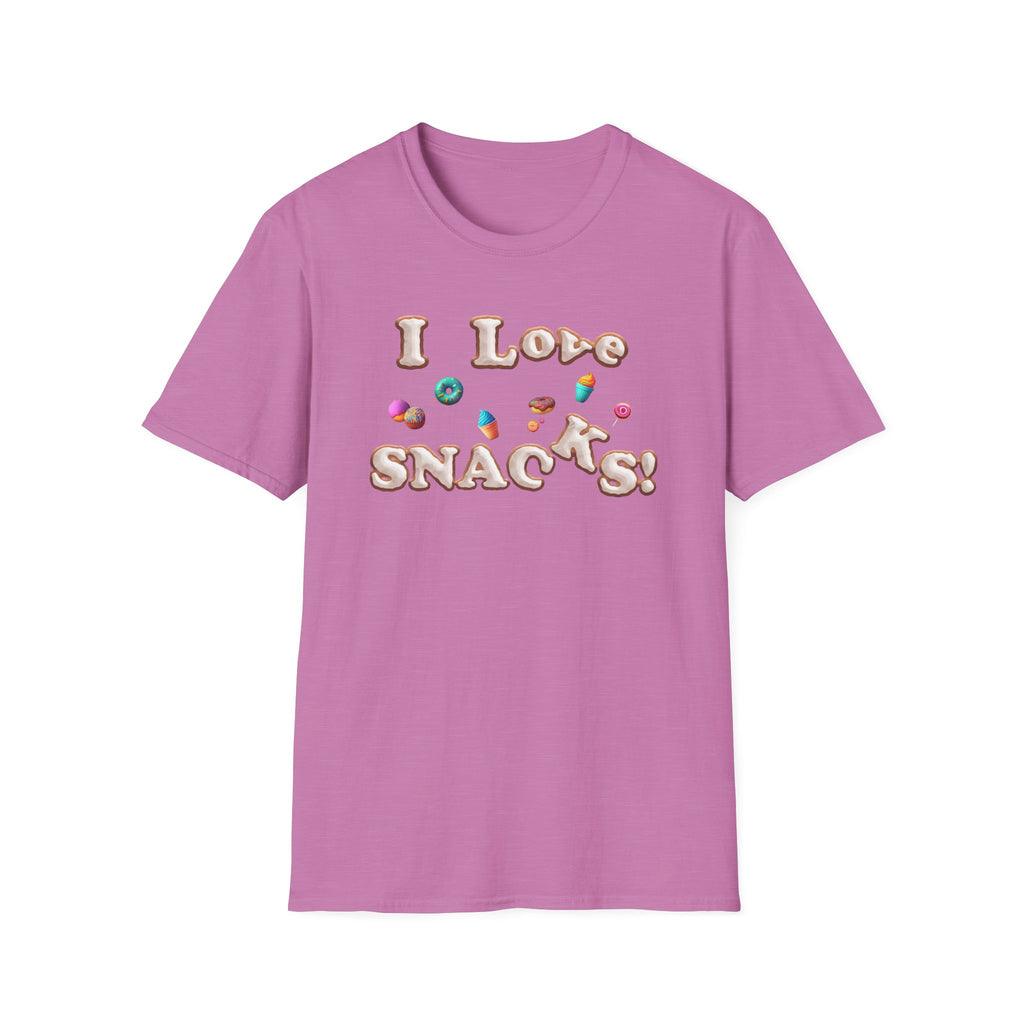 I Love Snacks T-Shirt — Cute Snack Lover Graphic Tee