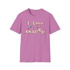 I Love Snacks T-Shirt — Cute Snack Lover Graphic Tee