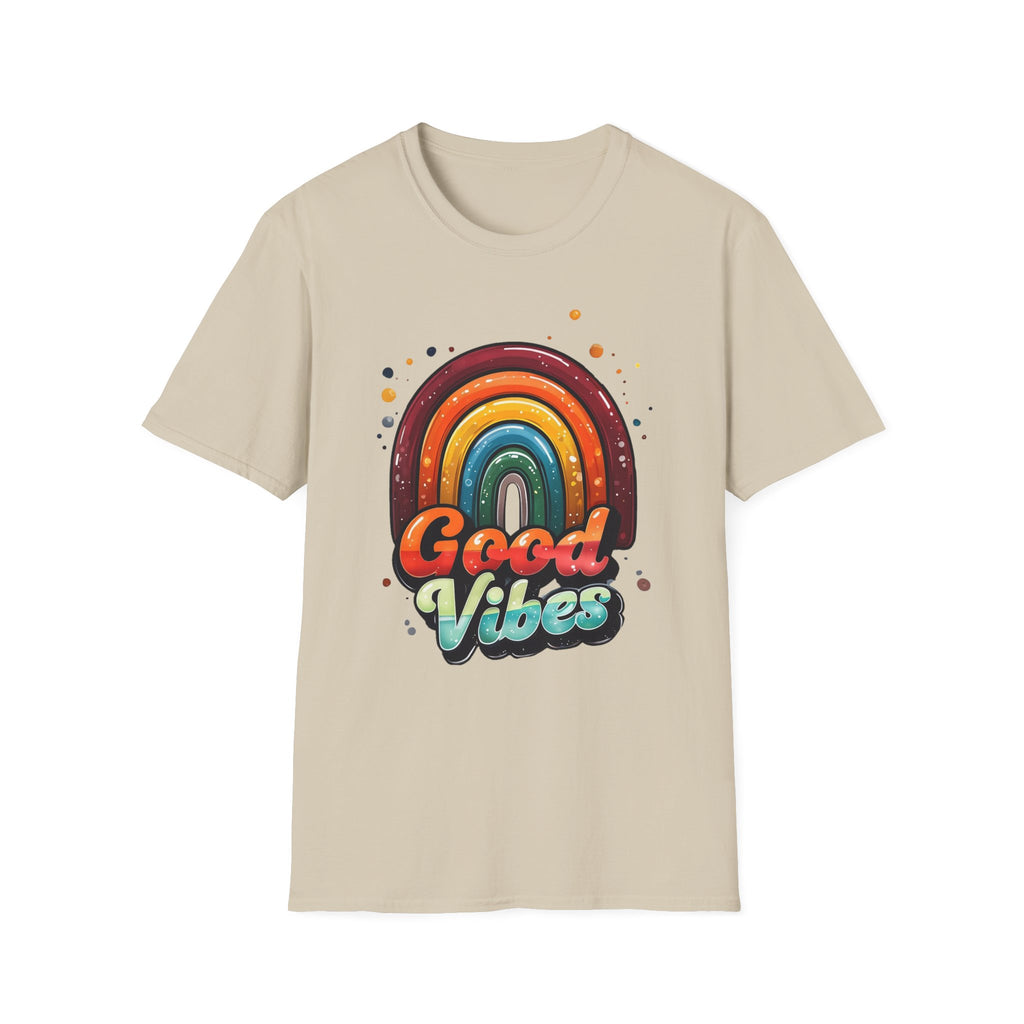 Good Vibes Retro Rainbow T-Shirt