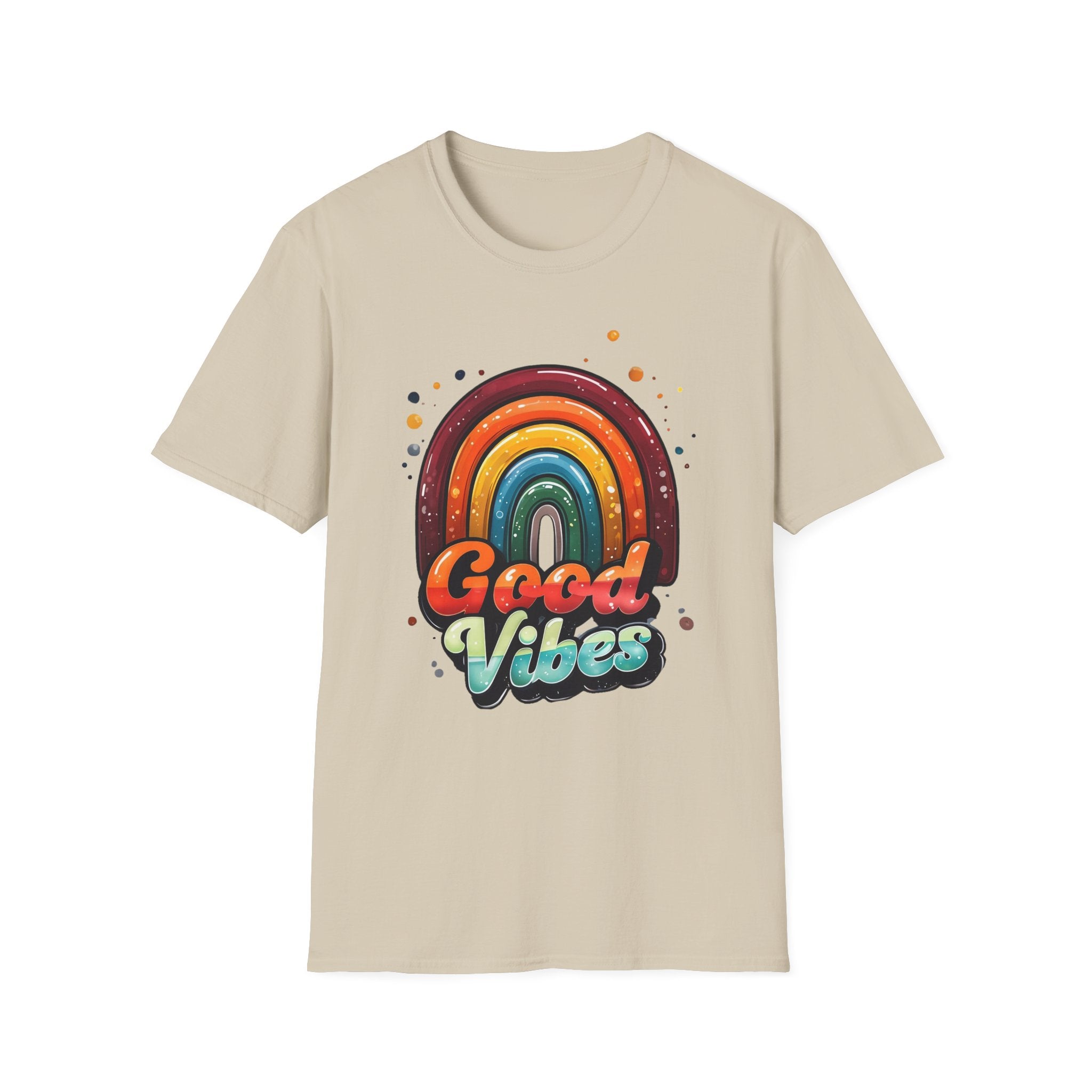 Good Vibes Retro Rainbow T-Shirt