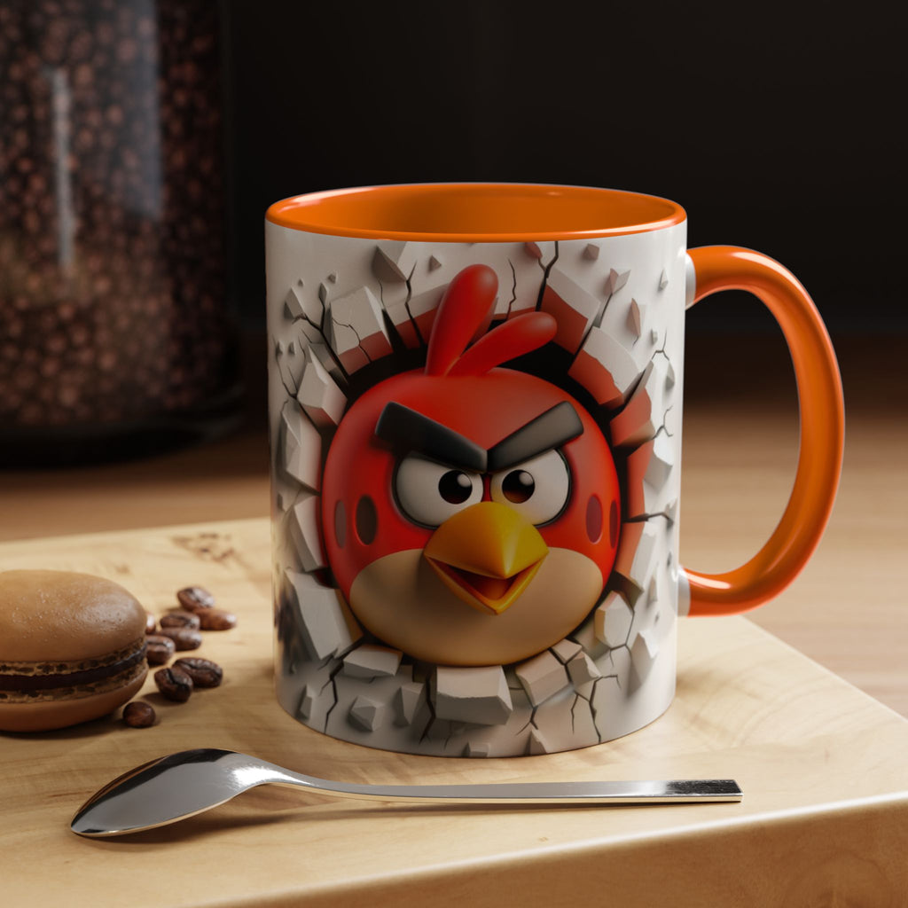 Angry Bird "Break Through" Accent Coffee Mug (11/15oz)