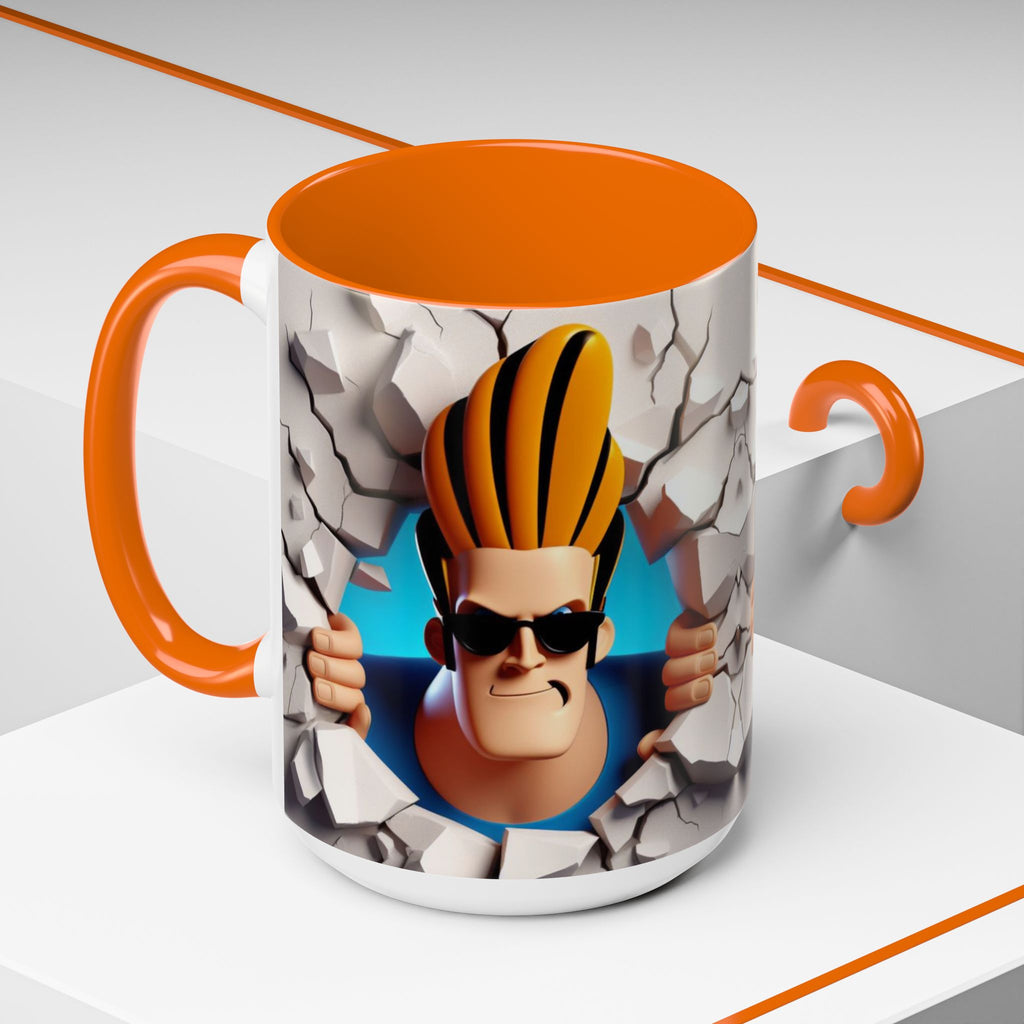 Johnny Bravo Breakthrough Coffee Mug (11oz & 15oz)