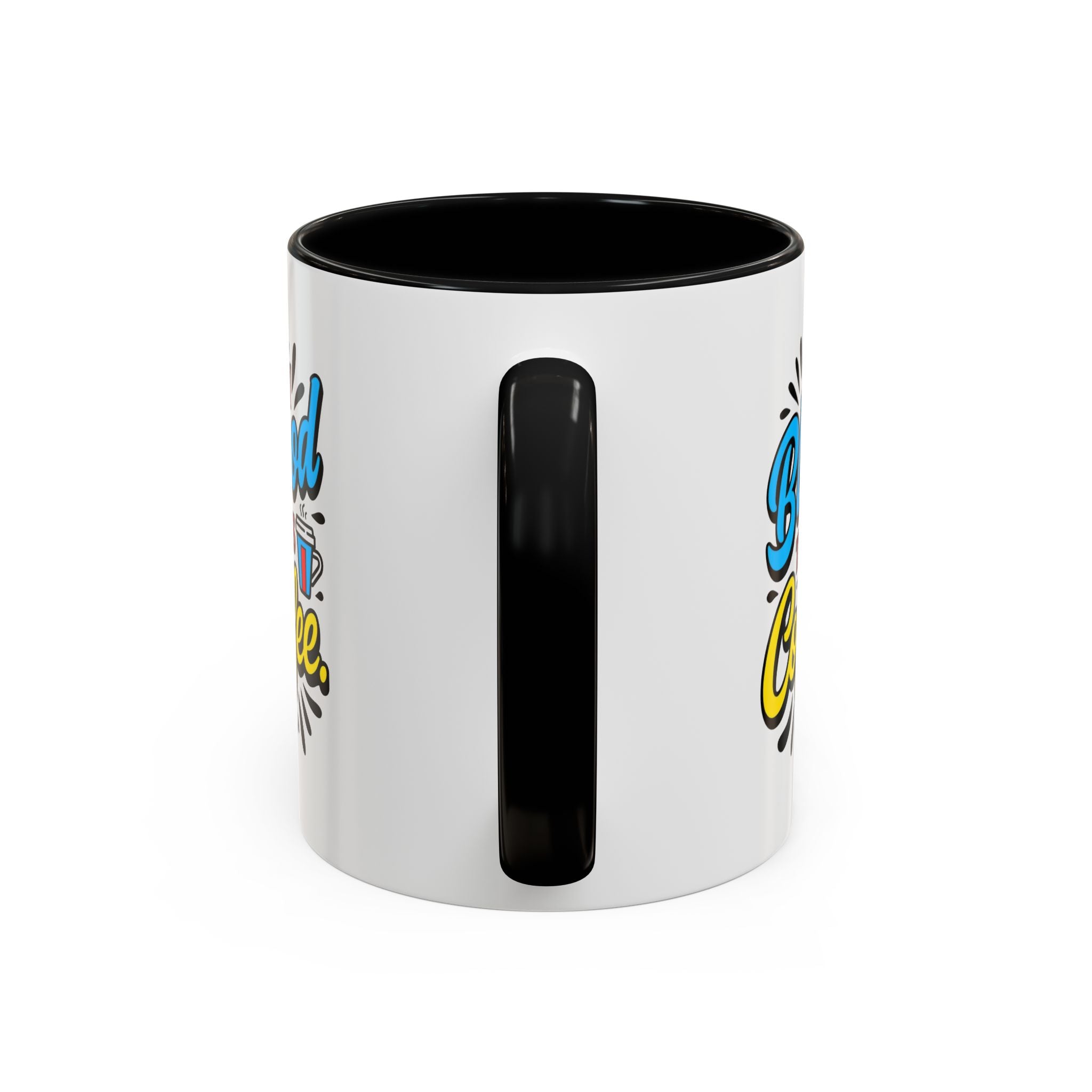 Coffee Mug — "My Blood Type Is Coffee" Accent Ceramic Mug (11/15oz)
