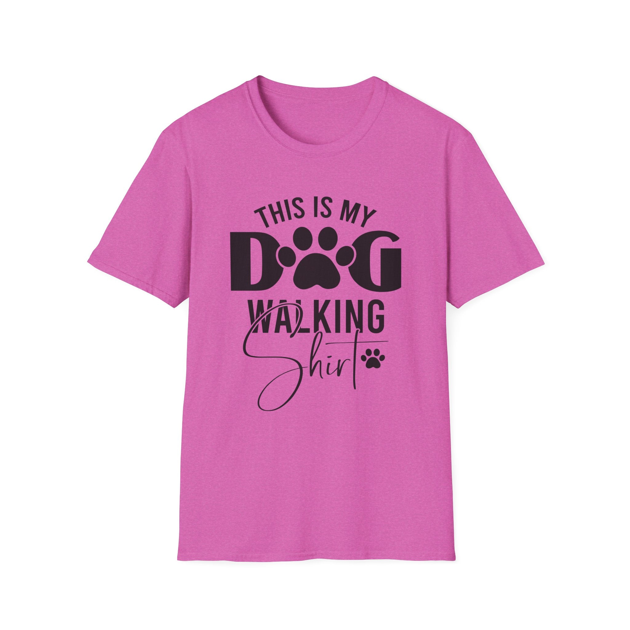 Dog Walking T-Shirt — "This Is My Dog Walking Shirt" Pet Lover Tee