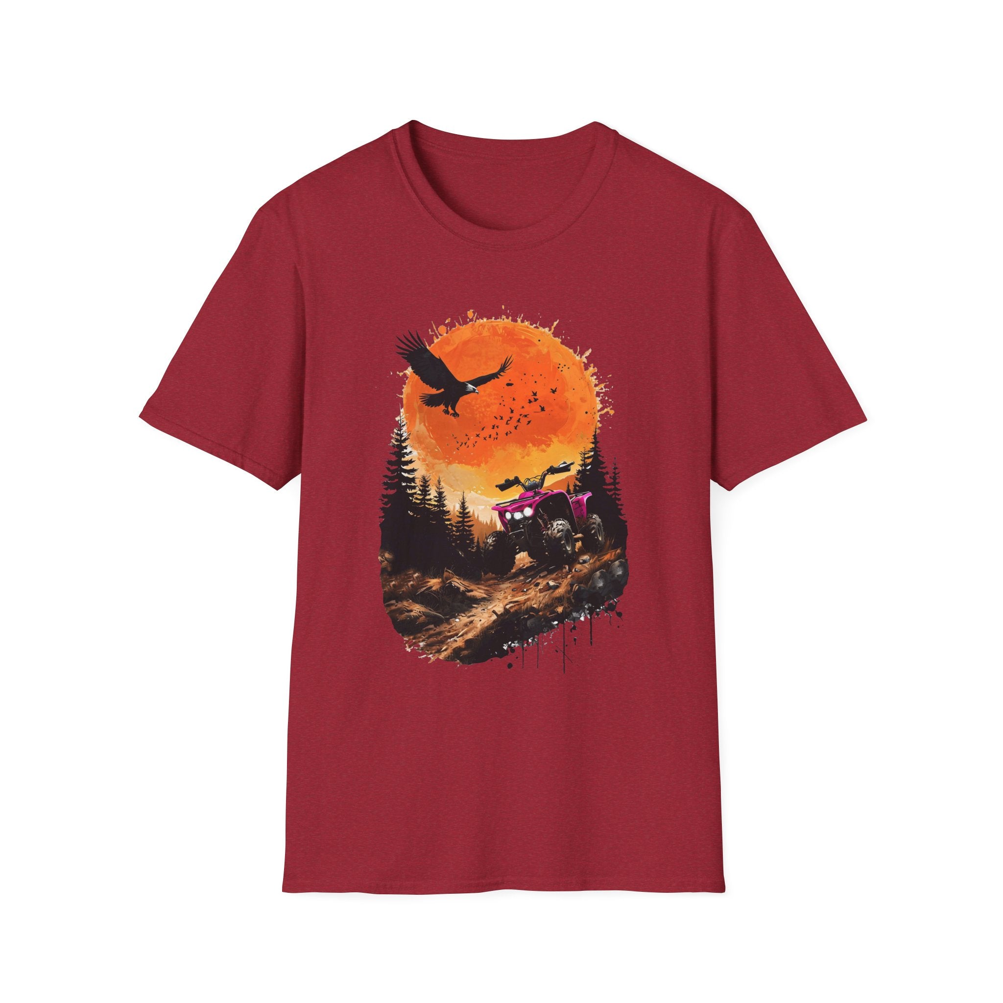 Off-Road Jeep Sunset T-Shirt — Adventure Forest Graphic Tee