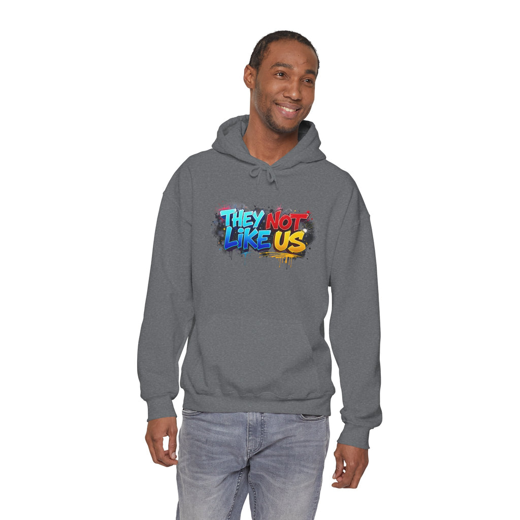 They Not Like Us Hoodie – Graffiti Streetwear Pullover Hoodie