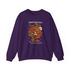Unapologetically Dope Black Nurse Crewneck Sweatshirt – Brown Afro Nurse Stethoscope Design