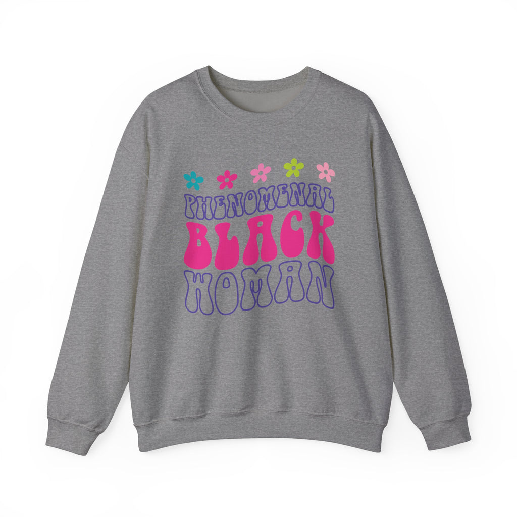 Retro "Phenomenal Black Woman" Crewneck Sweatshirt