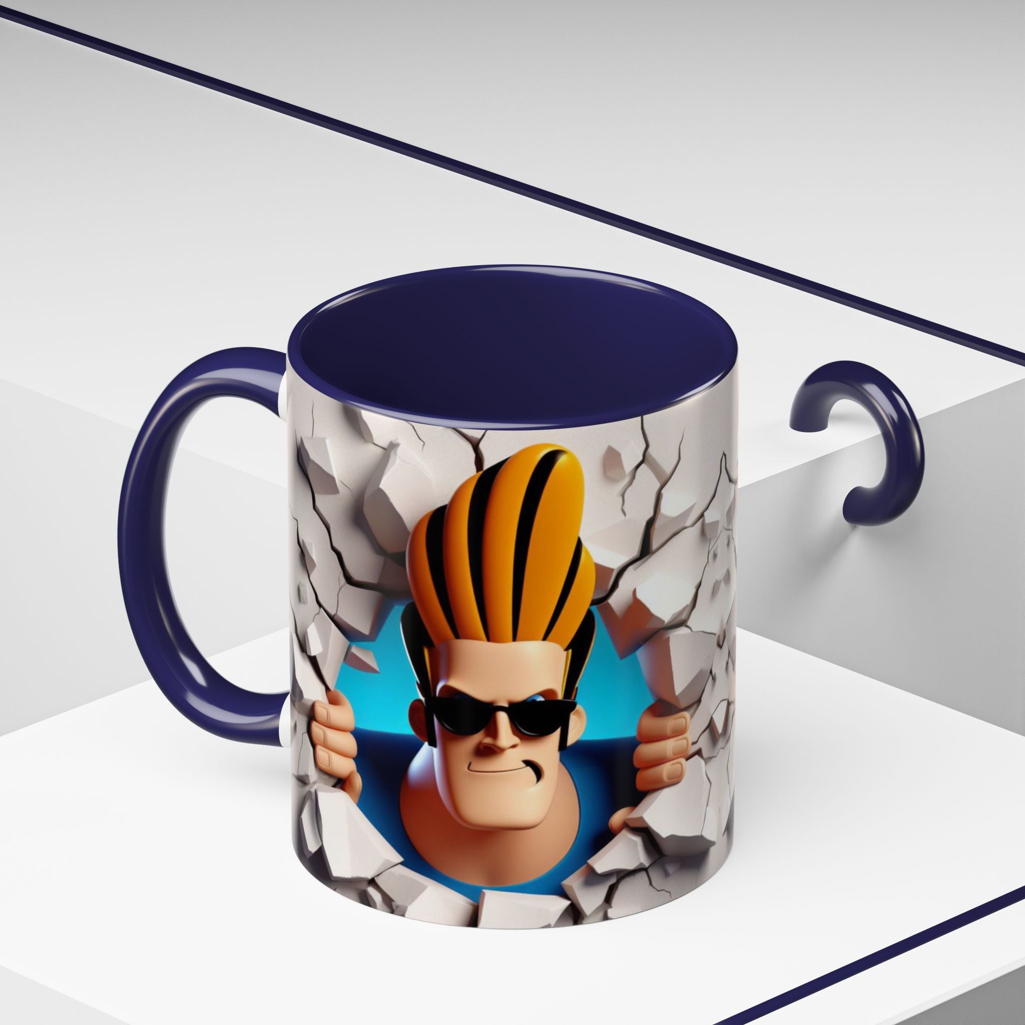 Johnny Bravo Breakthrough Coffee Mug (11oz & 15oz)