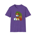 Nurse Queen Masked Portrait T-Shirt — Caring Hero Nurse Gift