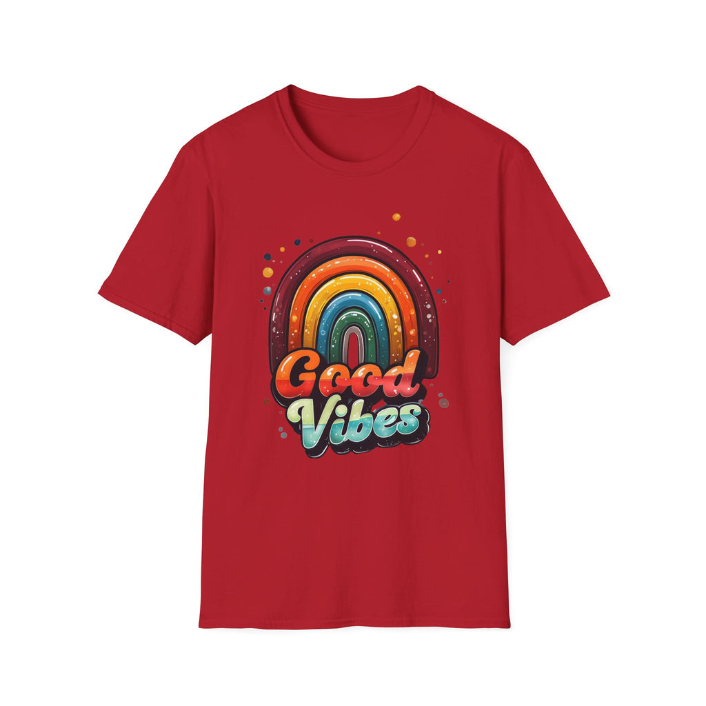 Good Vibes Retro Rainbow T-Shirt