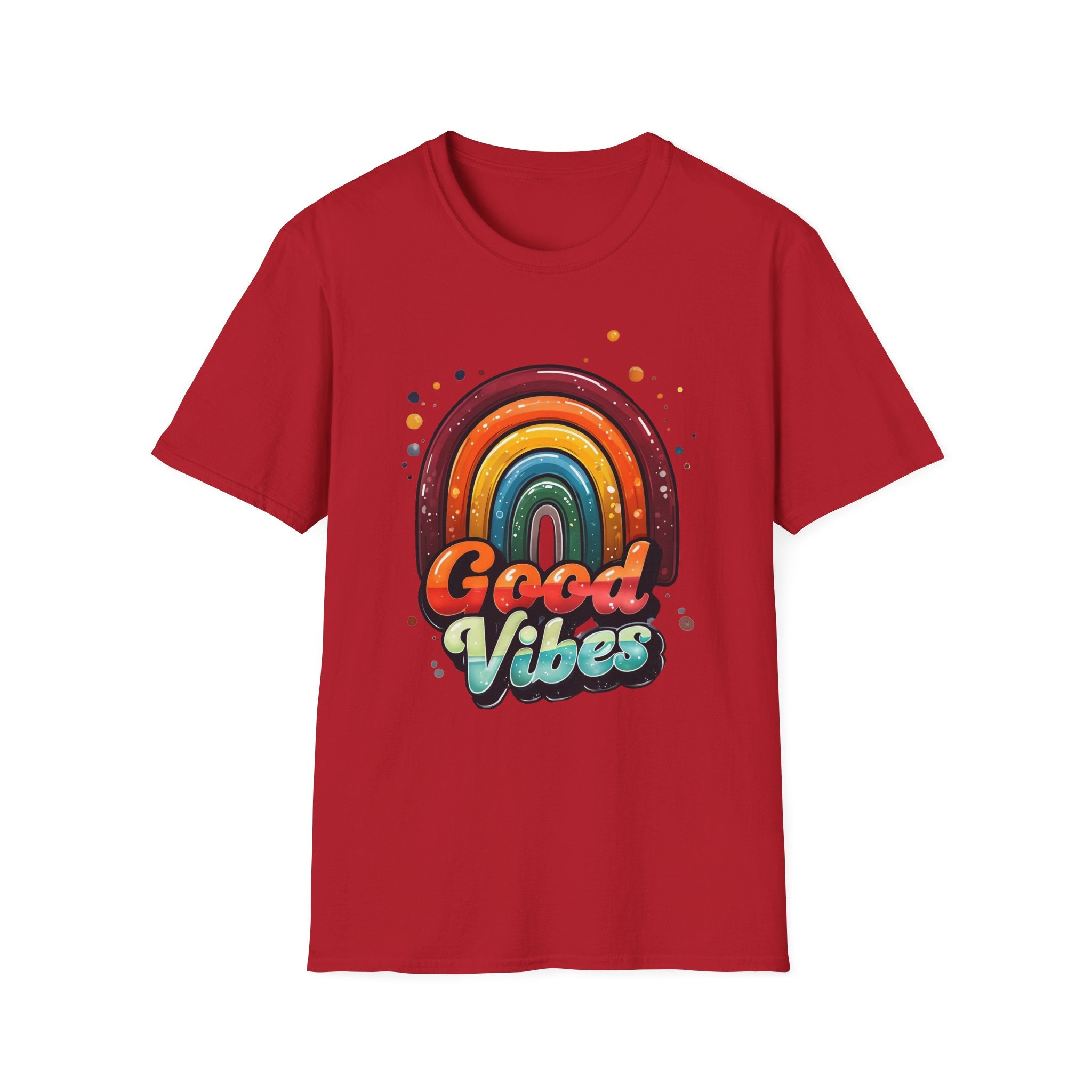 Good Vibes Retro Rainbow T-Shirt