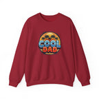 Cool Dad Crewneck Sweatshirt — Retro Sunshine Palm Beach Graphic
