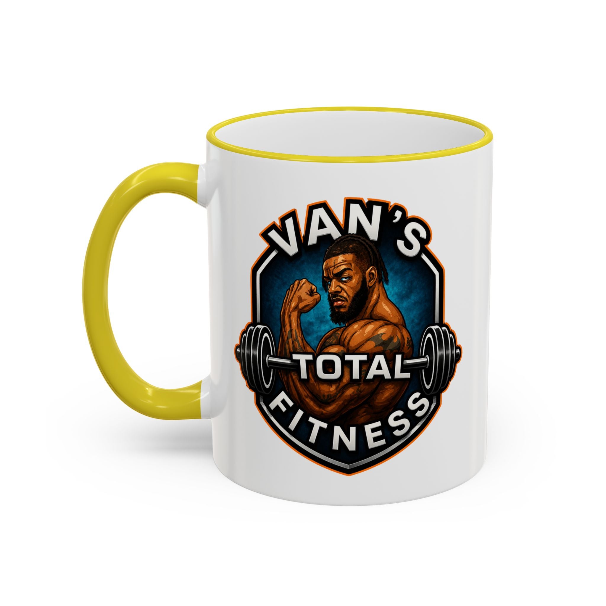 Van's Total Fitness Logo Mug - Accent Rim & Handle 11oz/15oz