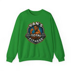 Van's Total Fitness Crewneck Sweatshirt — Gym Logo Pullover for Van's Total Fitness Fans